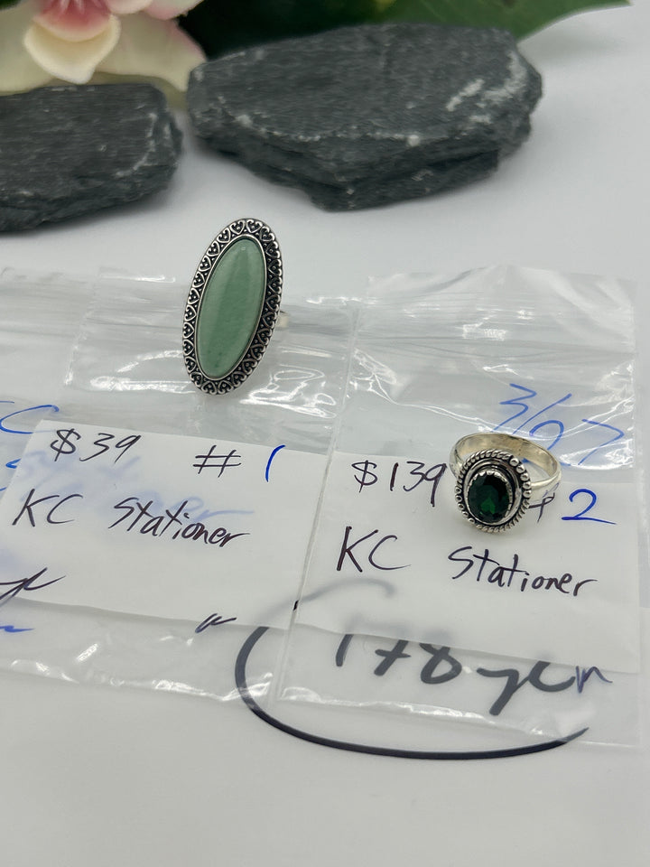 RESERVED FOR: KC Stationer - 3/27/2025 tiktok Live Show - 2 Sterling Silver Items