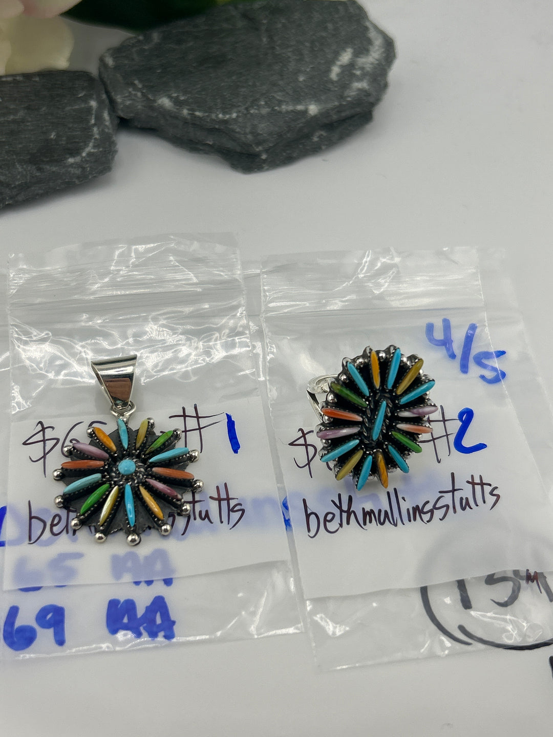 RESERVED FOR: bethmullunsstutts- 4/5/2025 tiktok Live Show - 2 Sterling Silver Items