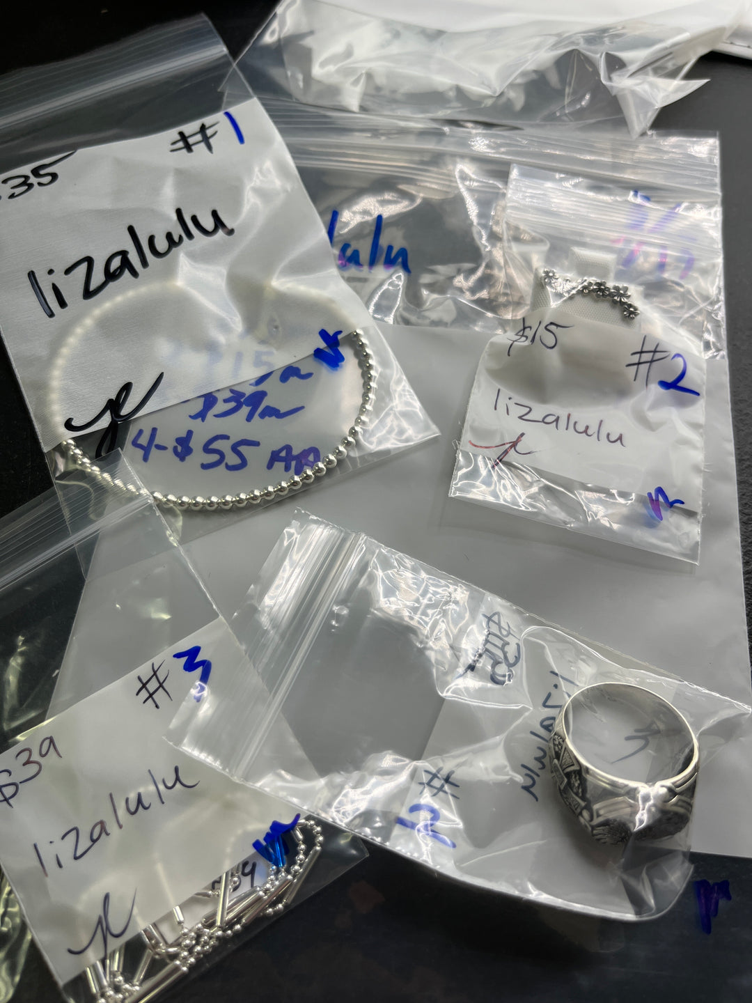 RESERVED FOR: Lizalulu - 3/13/2025 Live Show - 4 Sterling Silver Items
