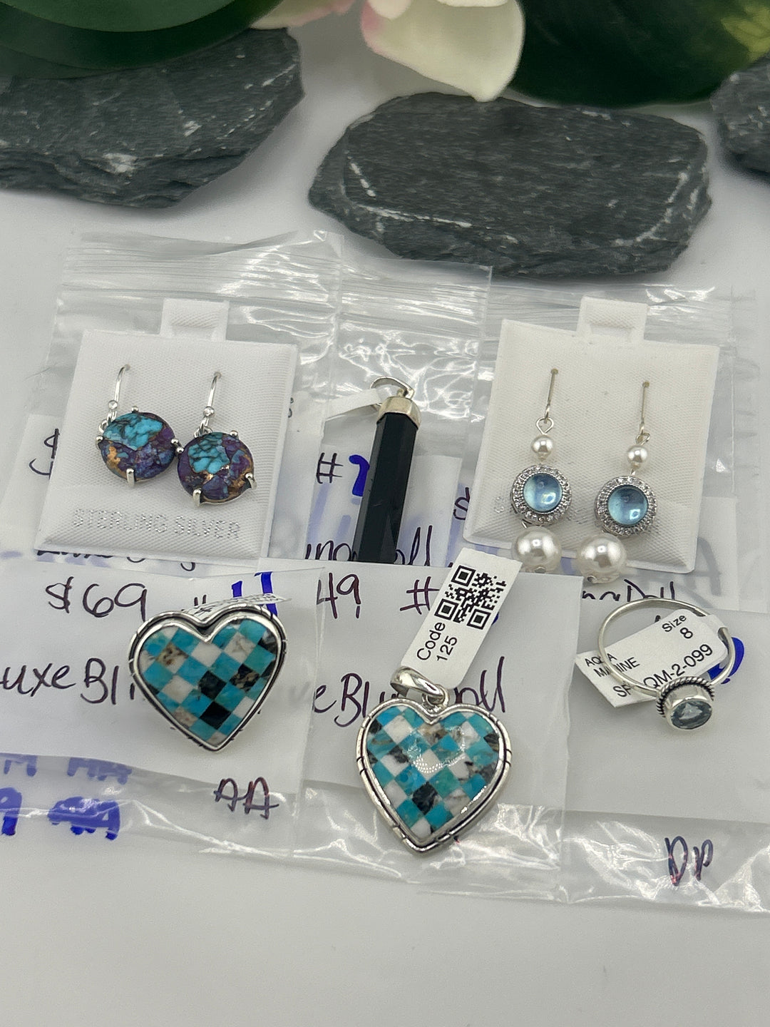 RESERVED FOR: LuxeBlingDoll - 5/4/2025 tiktok Live Show - 6 Sterling Silver Items