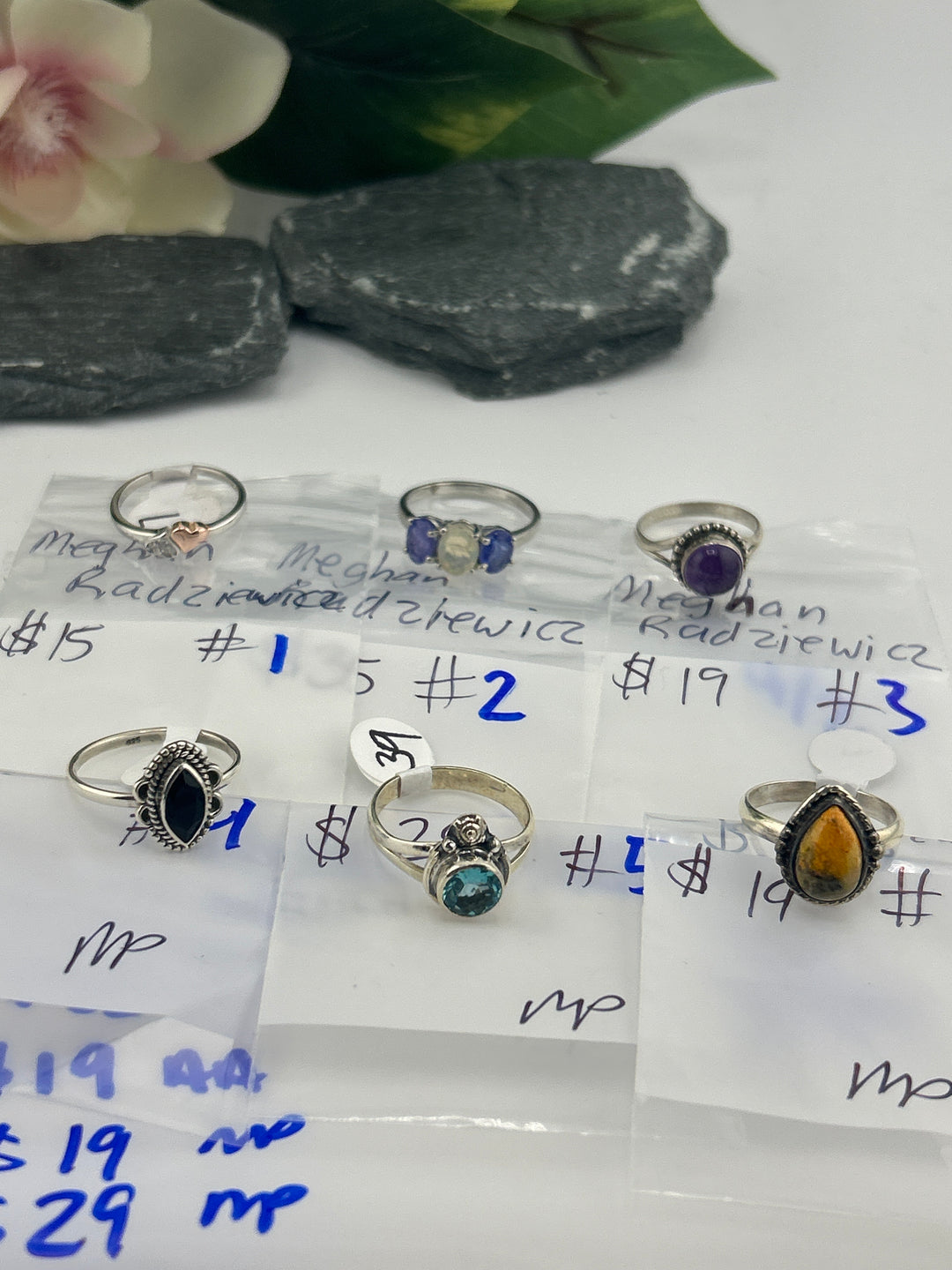 RESERVED FOR: Meghan Radziewicz- 4/2/2025 Tiktok Live Show - 6 Sterling Silver Items