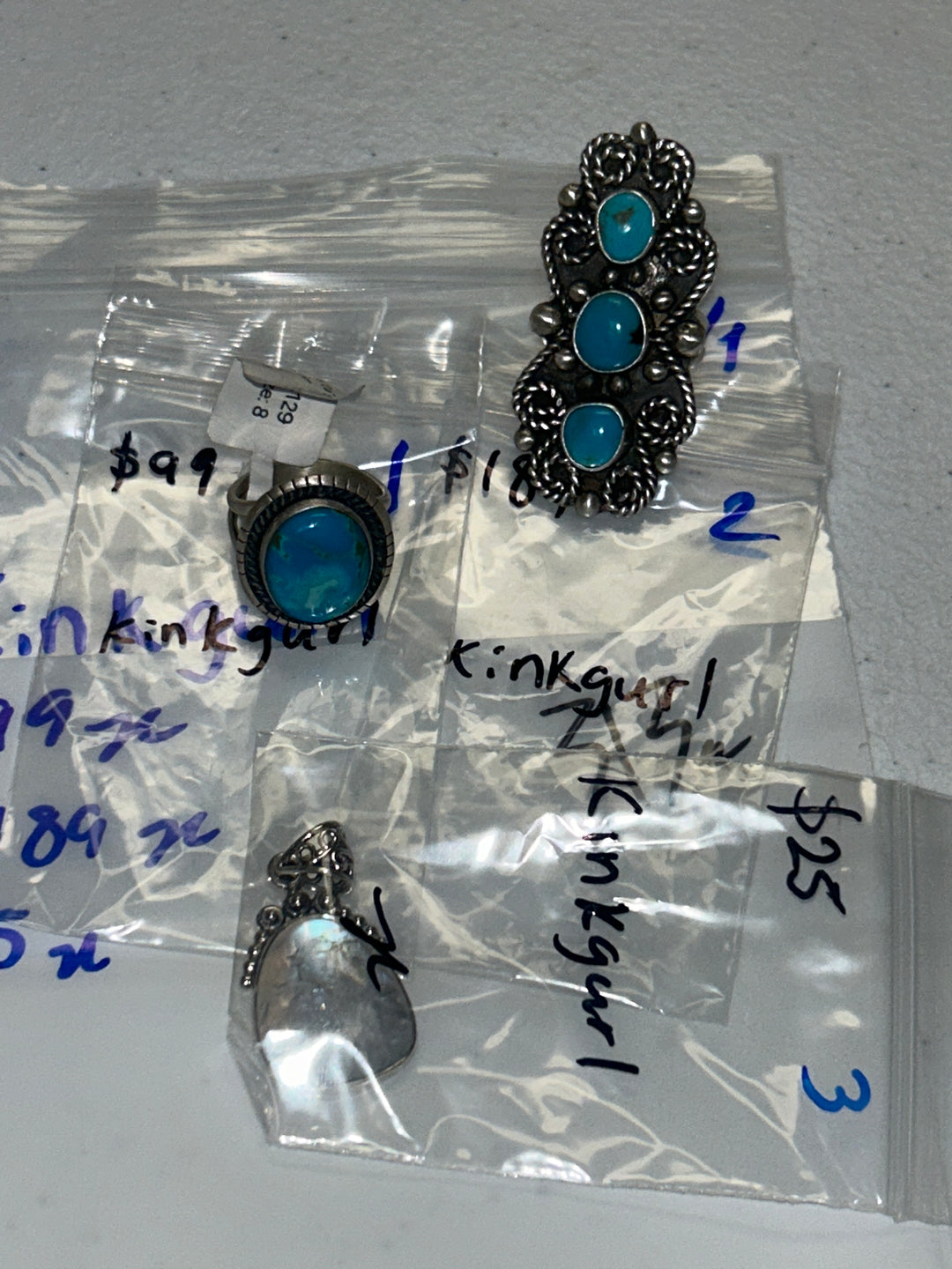 kinkgurl - 2/1/26 - 3 925 Sterling Silver Items