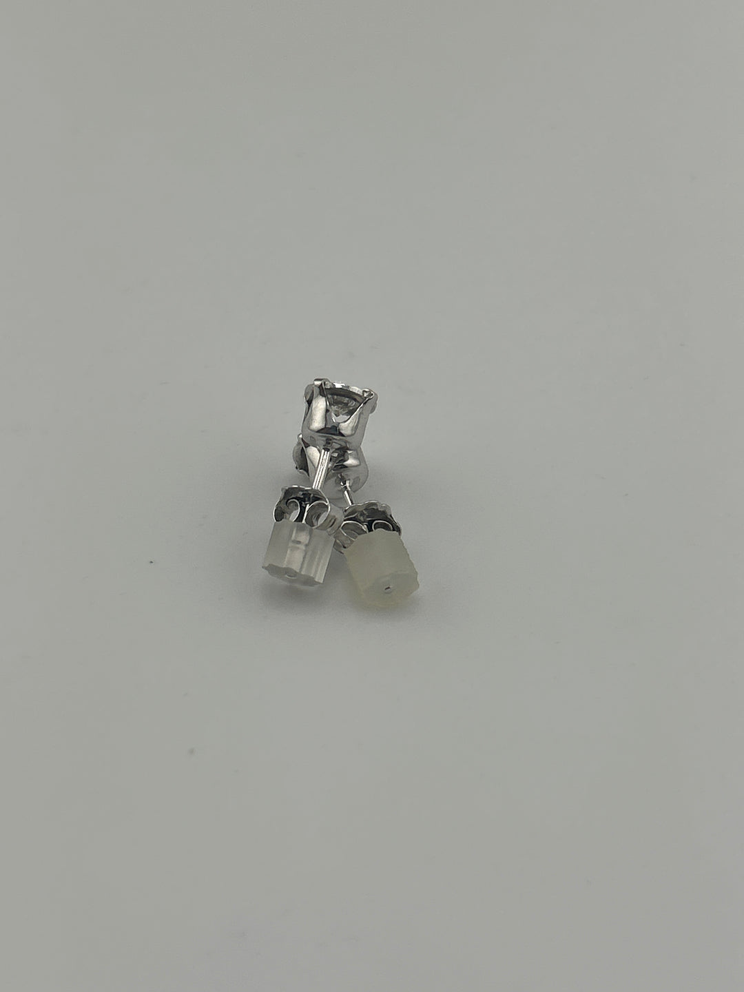 10K White Gold Post-Back Studs