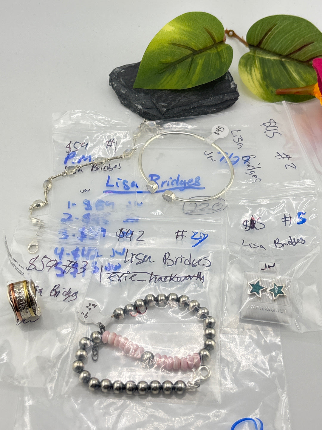 PM SHOW 48HR - RESERVED FOR:  Lisa Bridges - 7/27/2025 FL tiktok Live Show -5  Sterling Silver Items