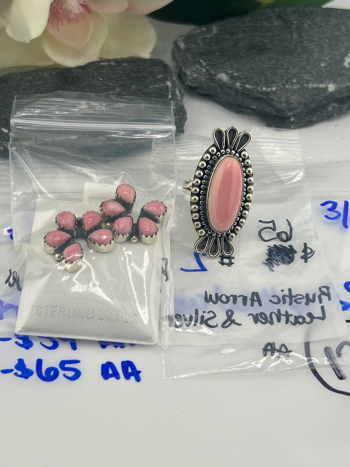 RESERVED FOR: Rustic Arrow Leather & Silver- 3/31/2025 tiktok A.M. Live Show - 2 Sterling Silver Items