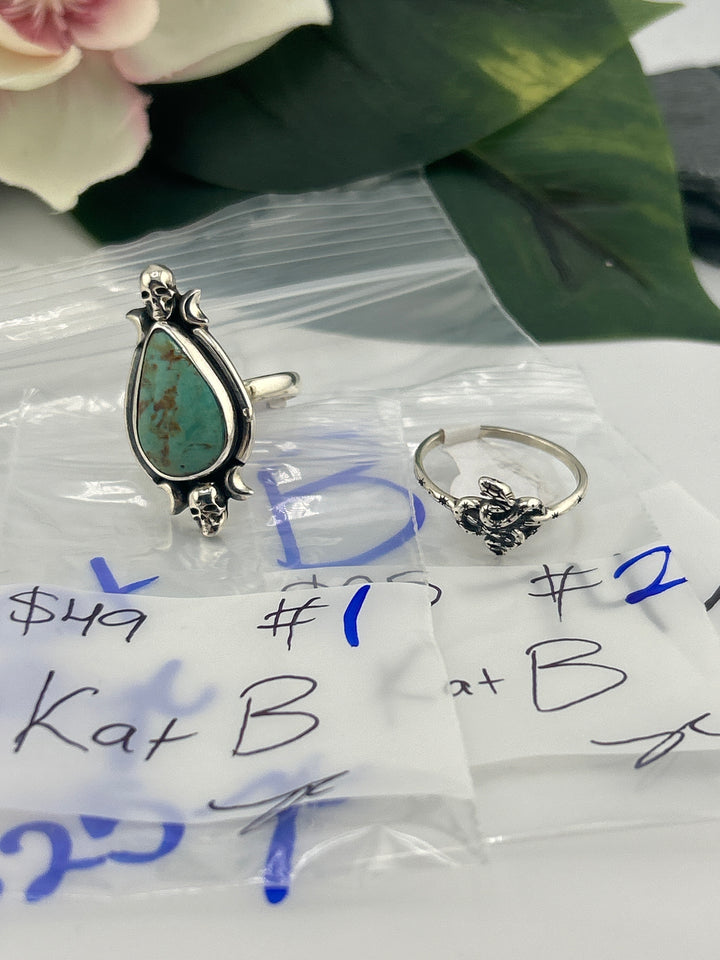 RESERVED FOR: Kat B - 5/1/2025 tiktok Live Show - 2 Sterling Silver Items