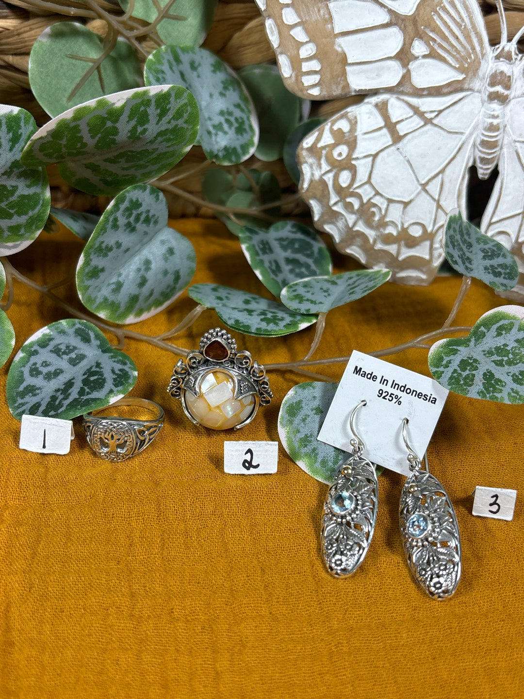 RESERVED FOR: Tesla 8/25/24- 1 Sterling Silver Items