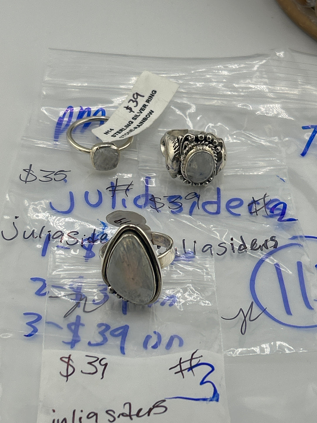 PM SHOW 48HR - RESERVED FOR:  juliasiders - 7/24/2025 FL tiktok Live Show - 3 Sterling Silver Items