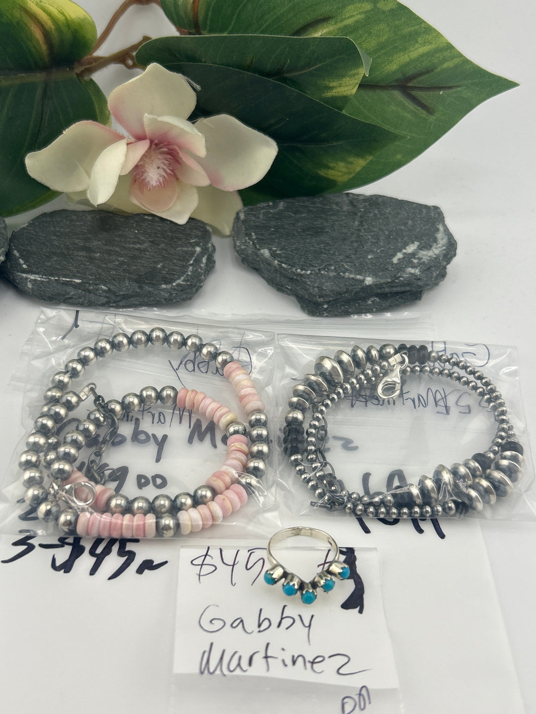 RESERVED FOR: Gabby Martinez - 4/4/2025 Friday App show Live Show - 3 Sterling Silver Items