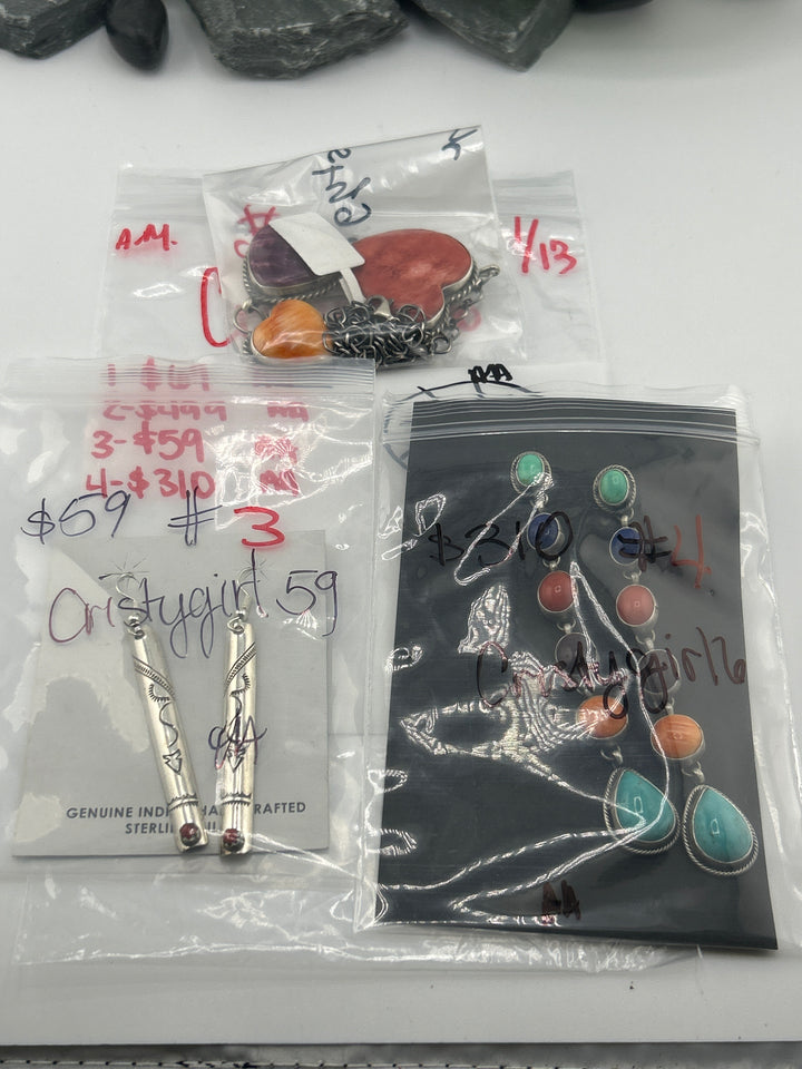 Custom sterling silver items - AM SHOW RESERVED FOR: Cristygirl6  - 1/13/2026 FL tiktok Live Show - 3 Sterling Silver Items