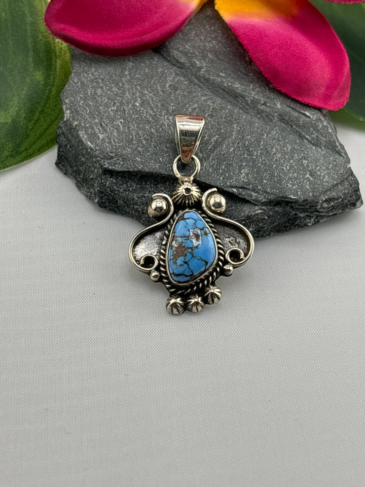 Golden Hills Turquoise Pendant
