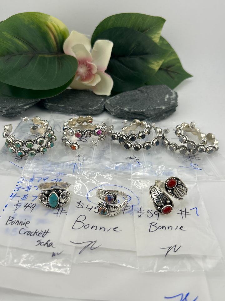 RESERVED FOR: Bonnie Crockett Scha - 4/11/2025 The Collective Boutique App Live Show - 7 Sterling Silver Items