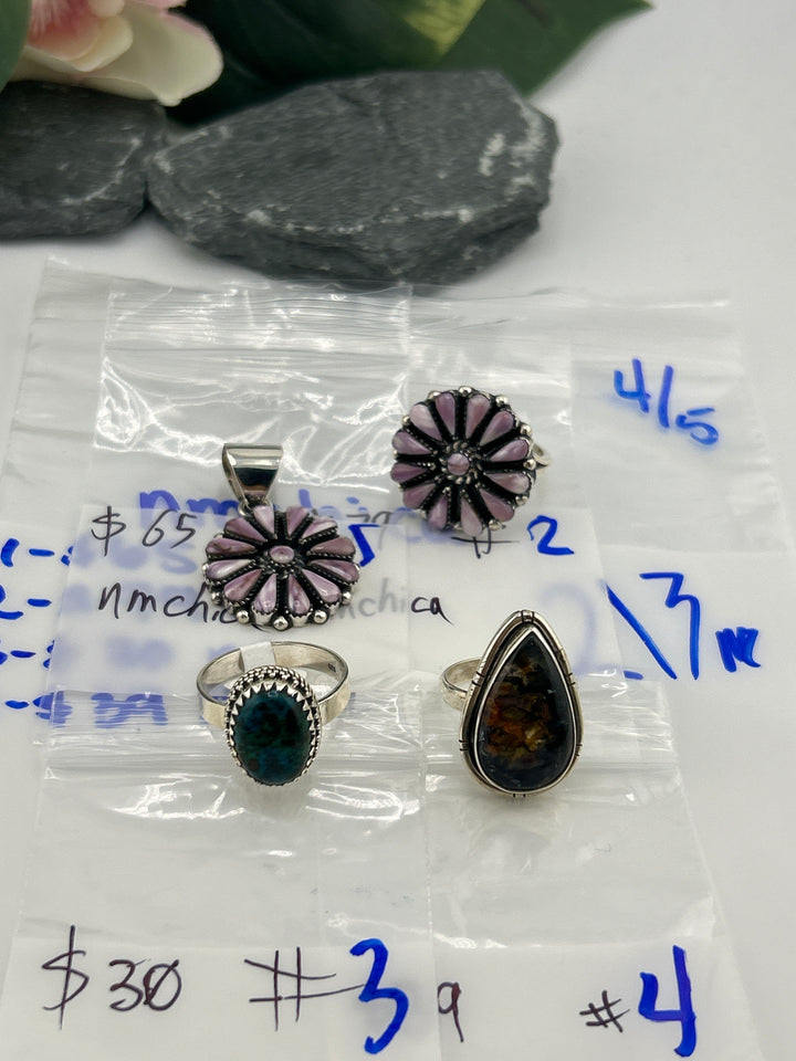 RESERVED FOR: nmchica- 4/5/2025 tiktok Live Show - 4 Sterling Silver Items