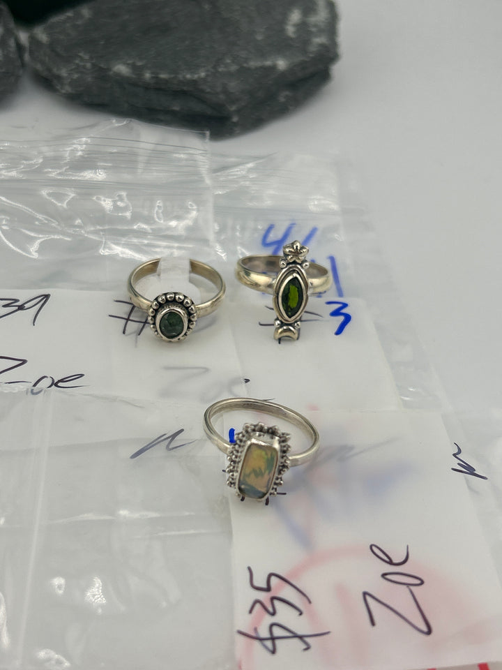 RESERVED FOR: Zoe - 4/11/2025 The Collective Boutique App Live Show - 3 Sterling Silver Items