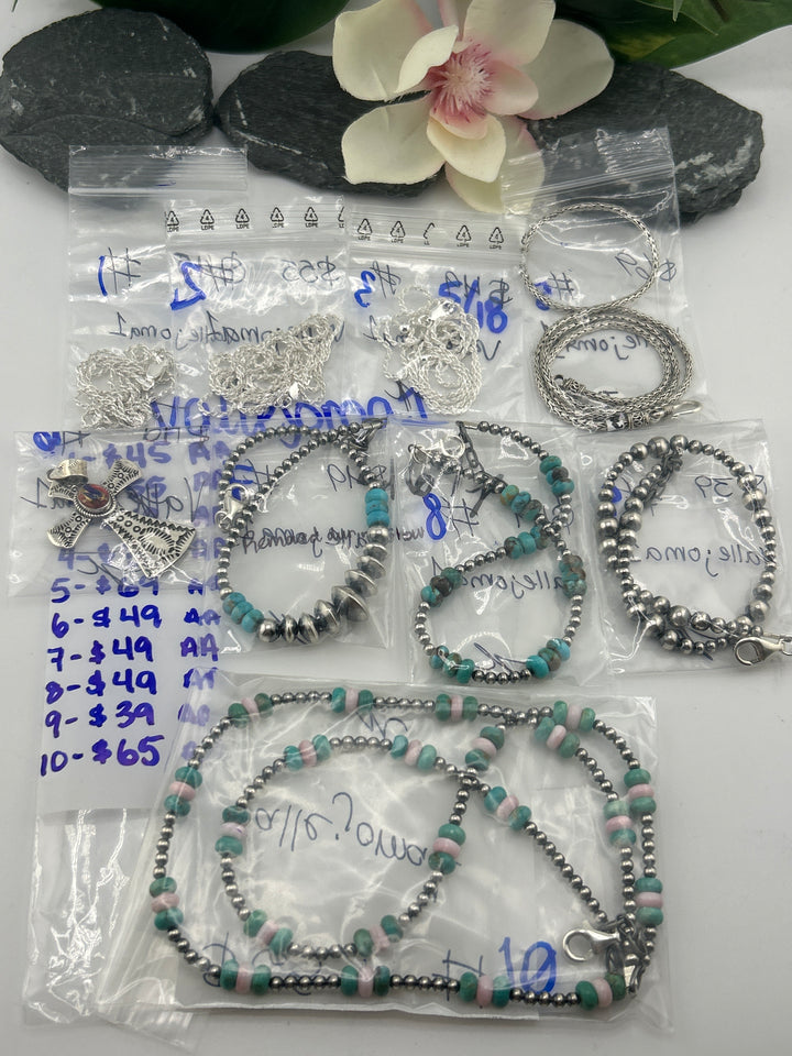 RESERVED FOR: vallejoma1- 5/18/2025 tiktok Live Show - 9 Sterling Silver Items