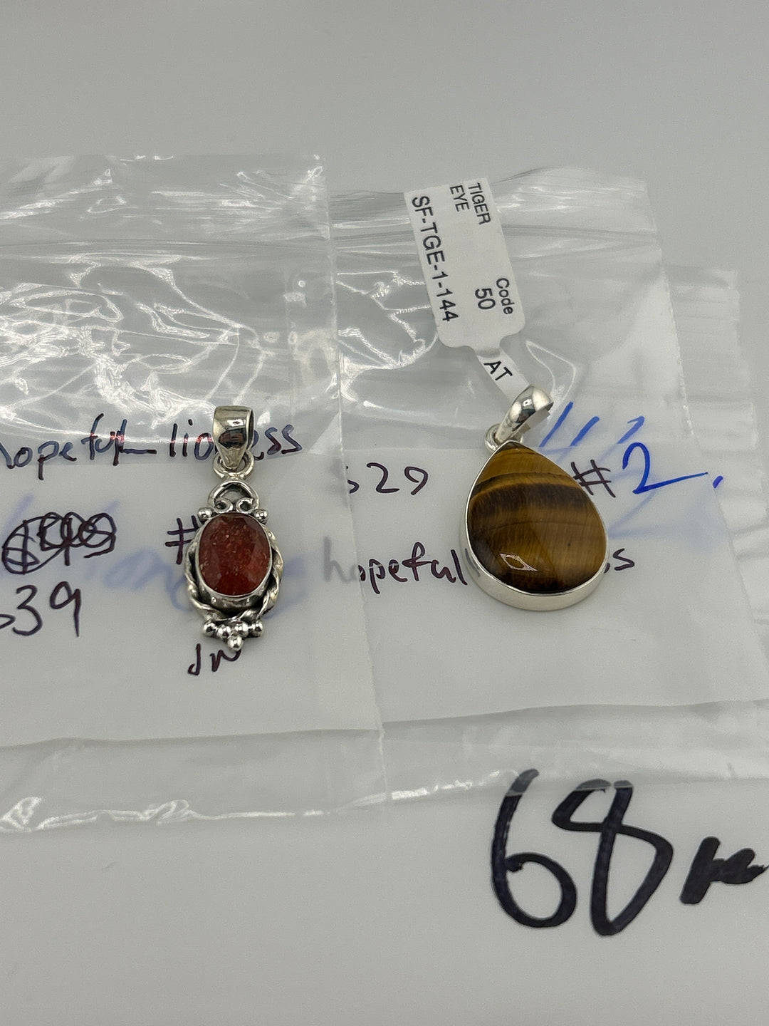 RESERVED FOR: hopeful-lioness - 4/26/2025 tiktok Live Show - 2 Sterling Silver Items