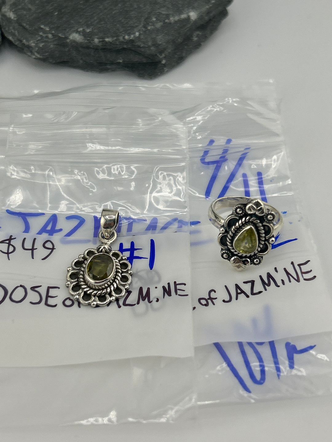 RESERVED FOR: DOSEofJAZMINE- 4/11/2025 The Collective Boutique App Live Show - 2 Sterling Silver Items