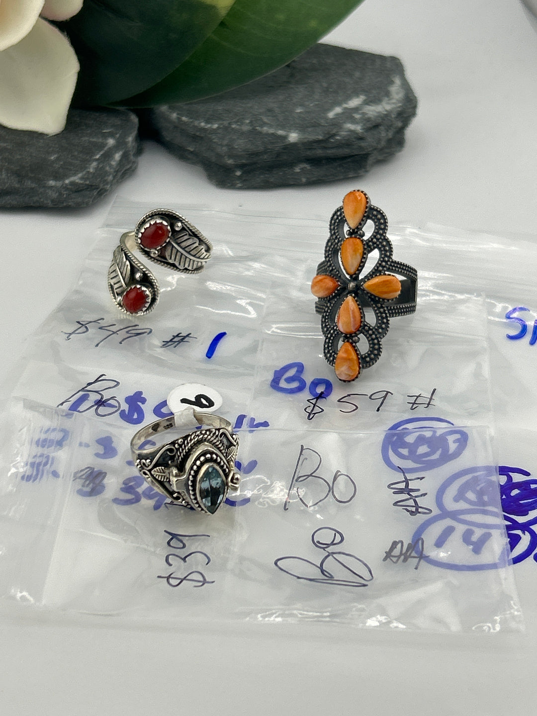 RESERVED FOR: Bo - 5/25/2025 tiktok Live Show - 3 Sterling Silver Items