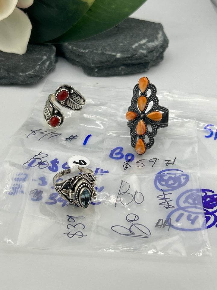 RESERVED FOR: Bo - 5/25/2025 tiktok Live Show - 3 Sterling Silver Items