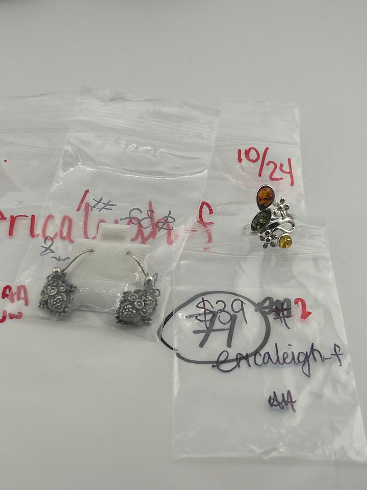 AM SHOW 48HR RESERVED FOR: ericaleigh_f - 10/24/2025 FL tiktok Live Show - 2 Sterling Silver Items