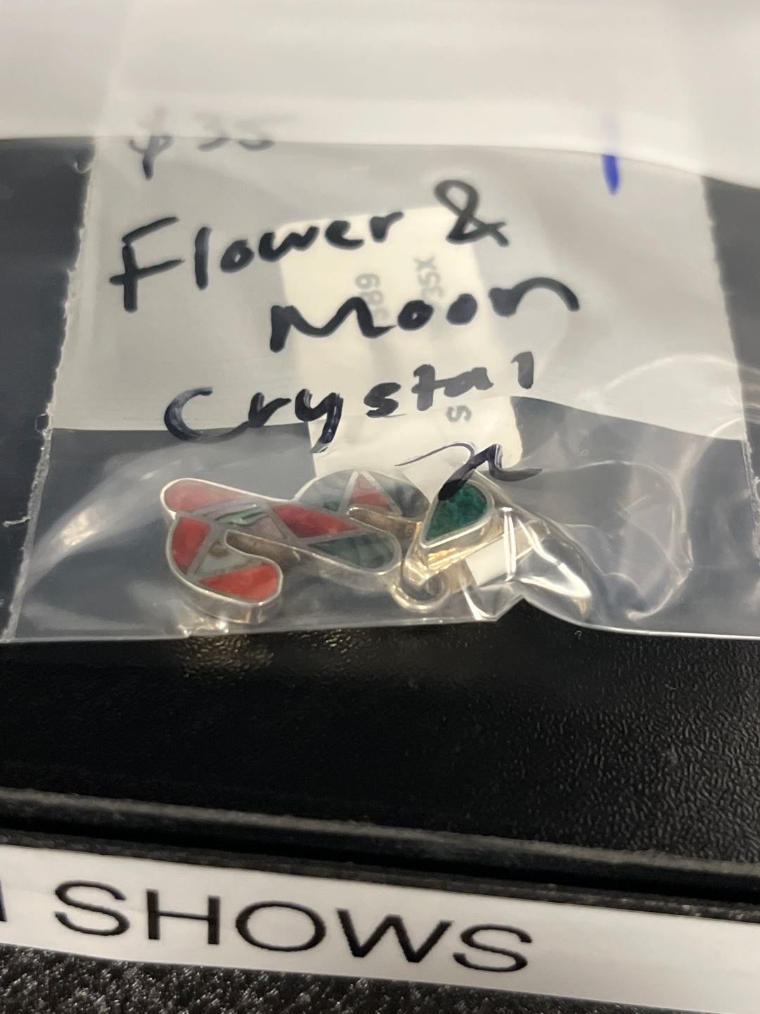Flower & Moon Crystals - 1 925 Sterling Silver Items