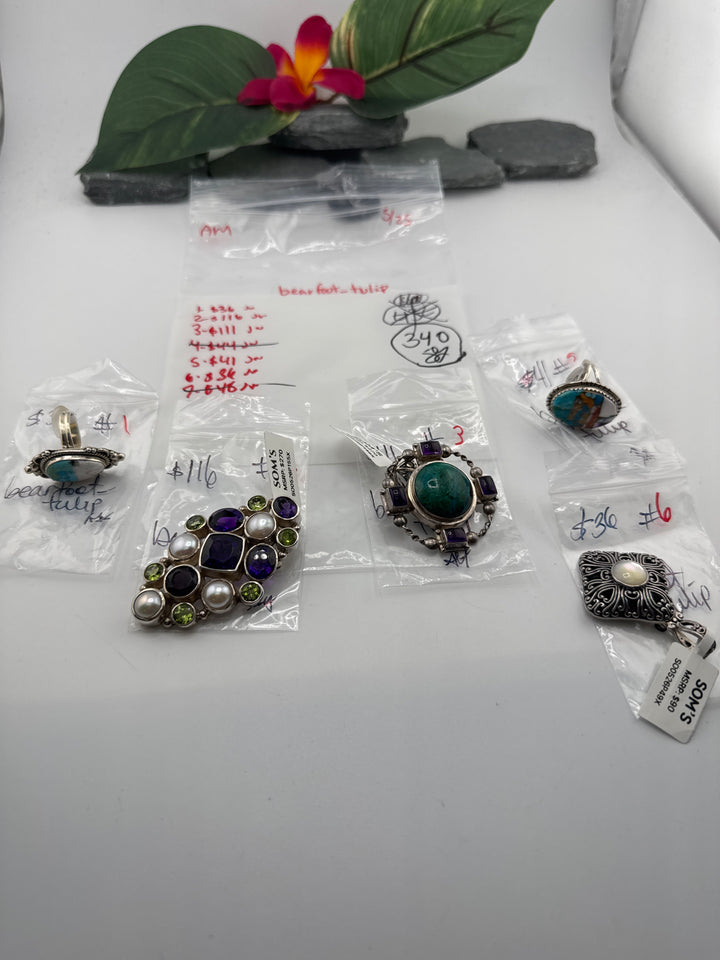 bearfoot_tulip- 5/25/26 - 5 925 Sterling Silver Items
