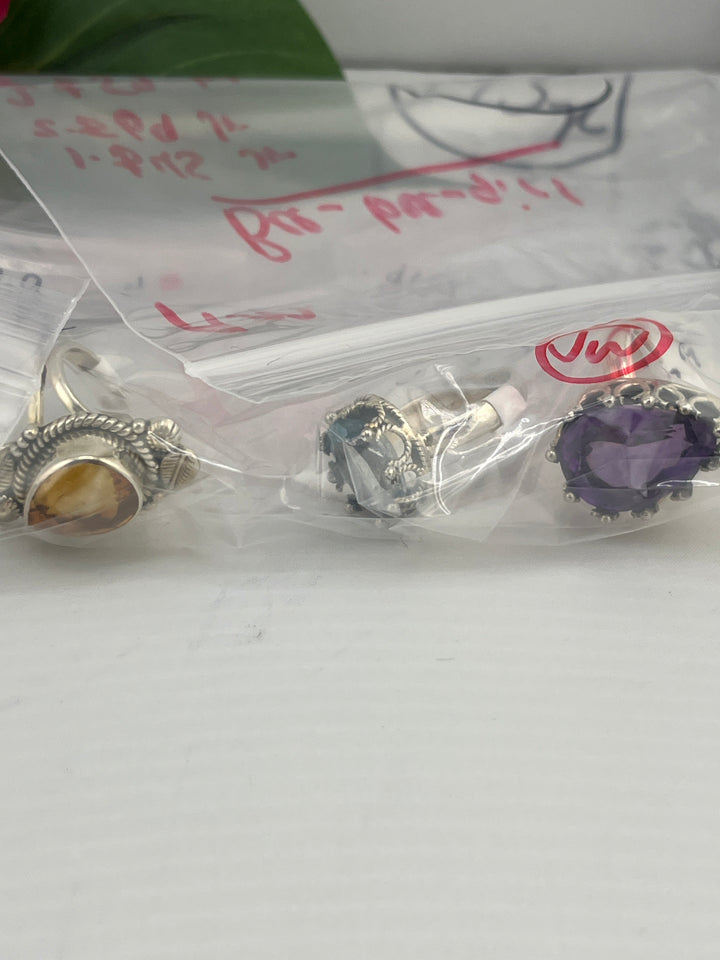 AM SHOW 48HR - RESERVED FOR:  Bee_bee_girl-7/21/2025 FL tiktok Live Show -3 Sterling Silver Items
