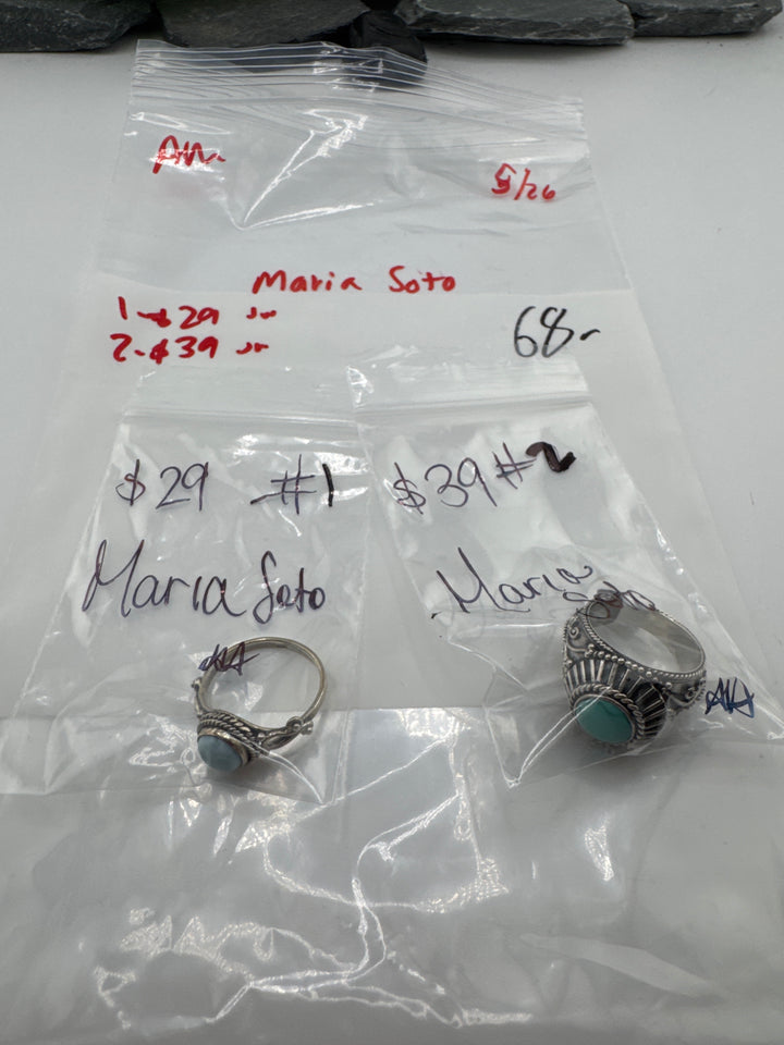 Maria Soto - 5/26/26 AM - 2 925 Sterling Silver
