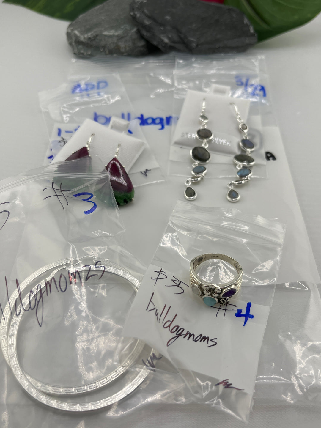 RESERVED FOR: bulldogmomzs- 3/29/2025 The Collective Boutique App Live Show - 4 Sterling Silver Items