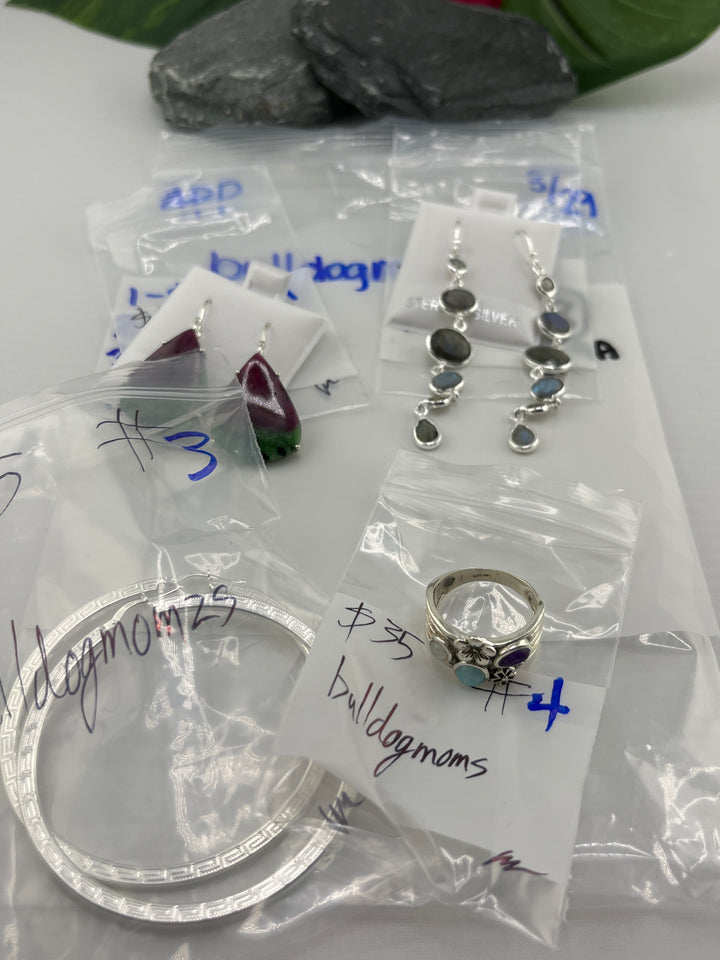 RESERVED FOR: bulldogmomzs- 3/29/2025 The Collective Boutique App Live Show - 4 Sterling Silver Items