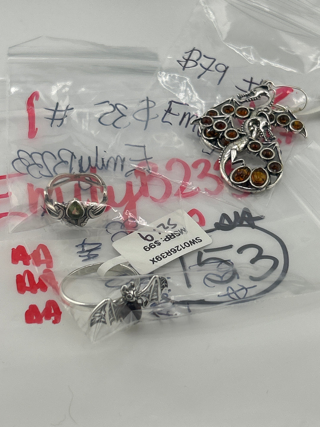 EmilyB233 - 1/27/26 - 3 925 Sterling Silver Items