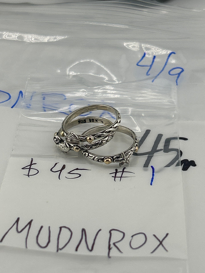 RESERVED FOR: MUDNROX  - 4/9/2025 tiktok Live Show - 1 Sterling Silver Items