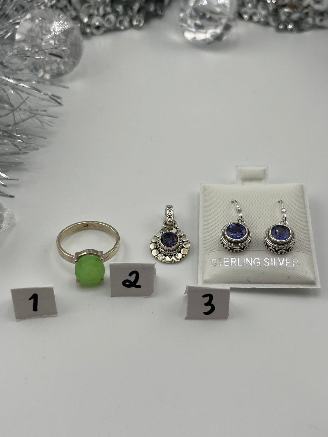 RESERVED FOR:  DiannaKaco -11/27/2024 - 3 Sterling Silver Items