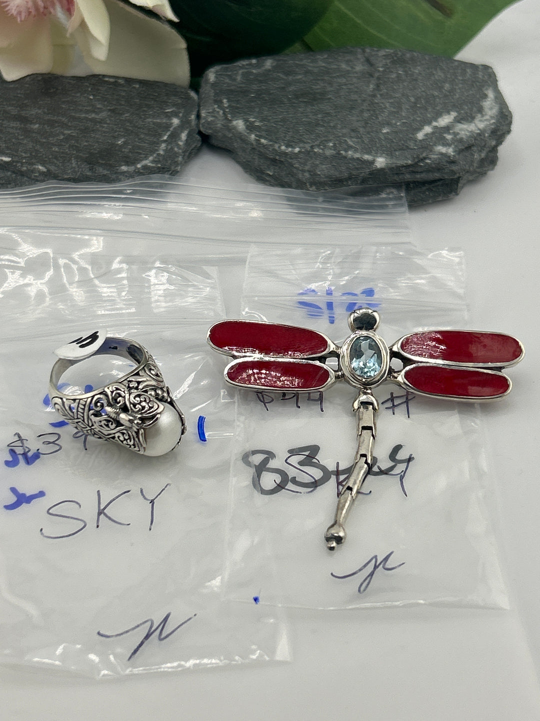 RESERVED FOR:  SKY- 5/22/2025 tiktok Live Show - 2 Sterling Silver Items