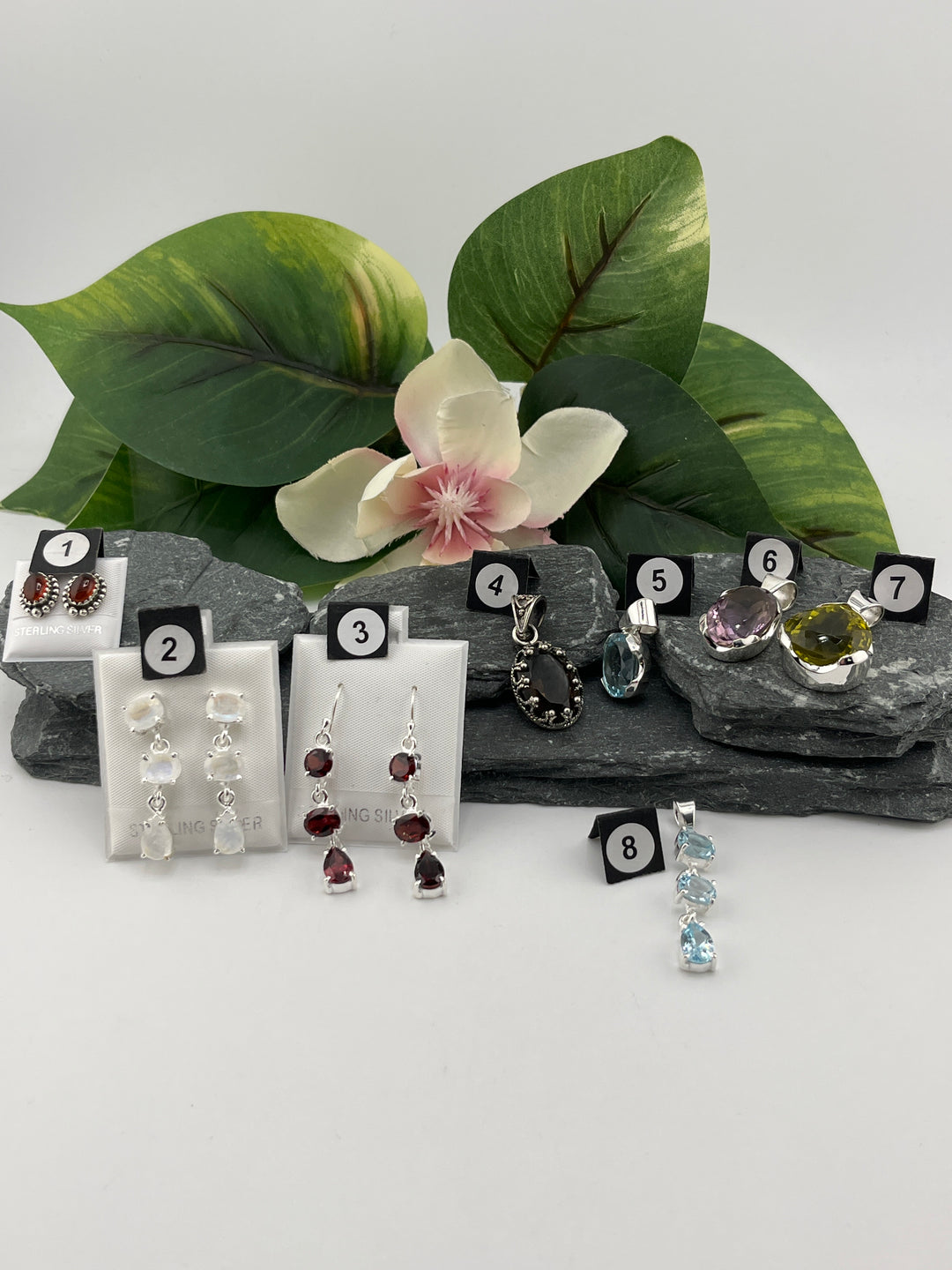 RESERVED FOR: jessica roca73 1/30/2025 Show - 8 Sterling Silver Items