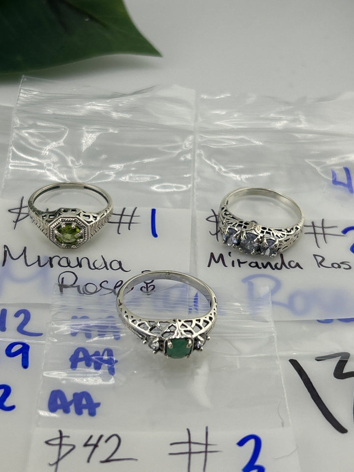 RESERVED FOR: Miranda Rose🌹 - 4/12/2025 tiktok Live Show - 3 Sterling Silver Items