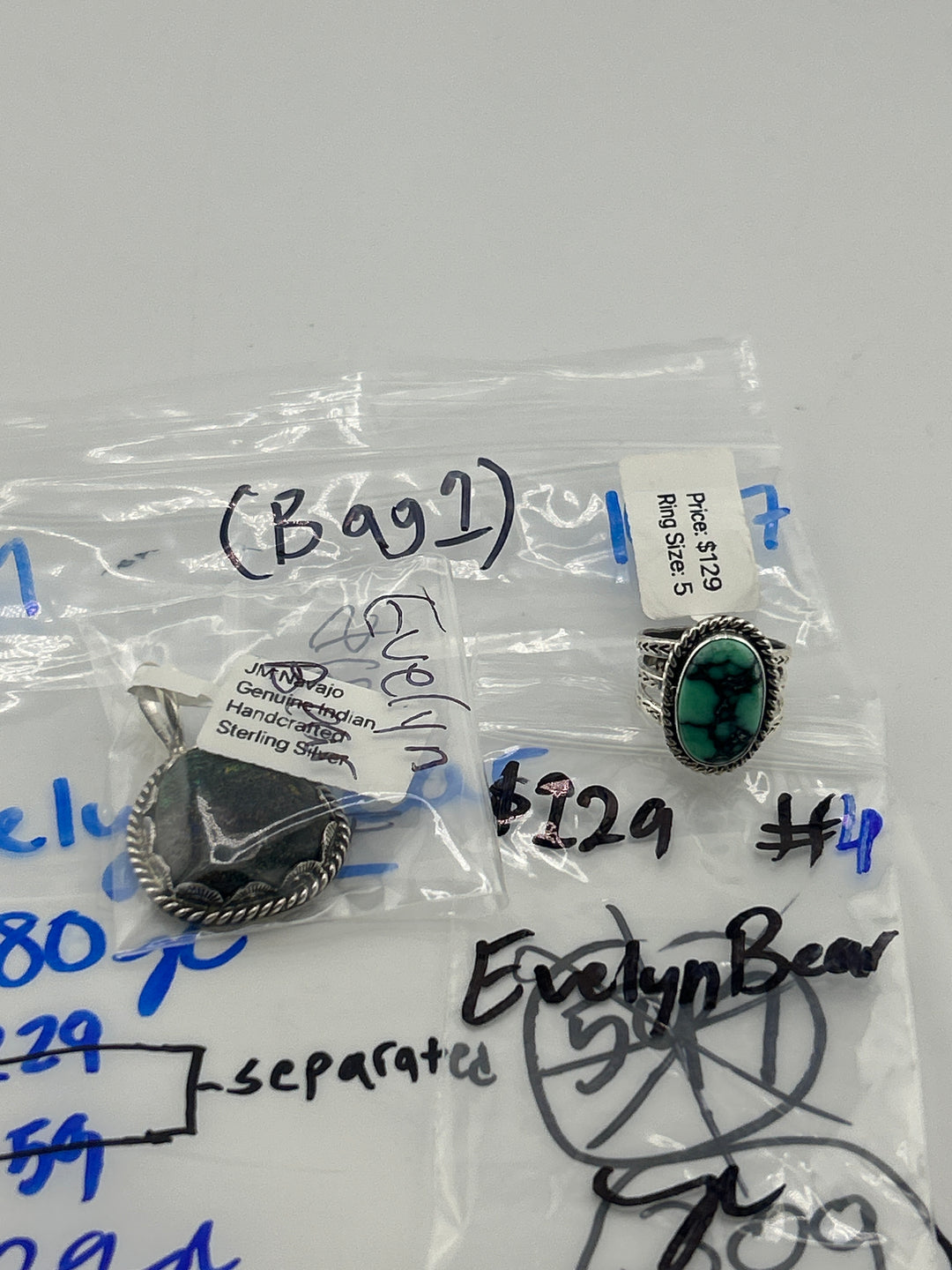 PM SHOW 48HR - RESERVED FOR: EvelynBear (Bag 1) - 10/17/2025 FL tiktok Live Show - 2 Sterling Silver Items