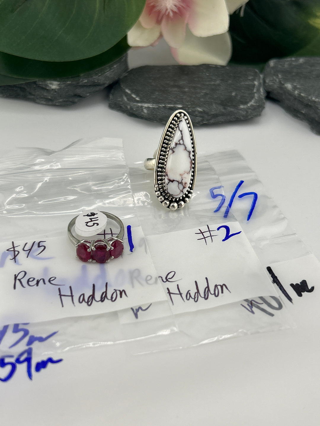RESERVED FOR: Rene Haddon - 5/7/2025 tiktok Live Show - 2 Sterling Silver Items