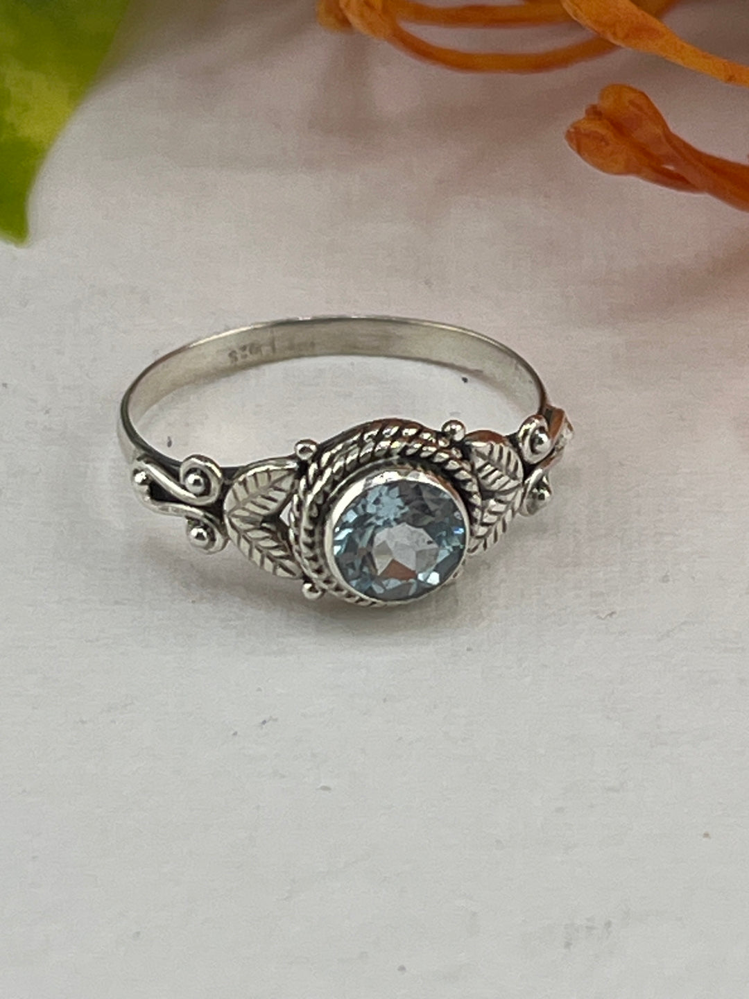 Blue Topaz Ring
