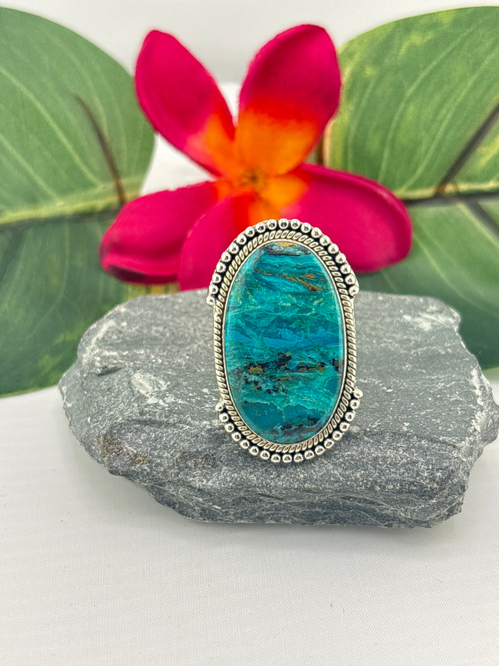 Opalized Wood Ring Size 12.25