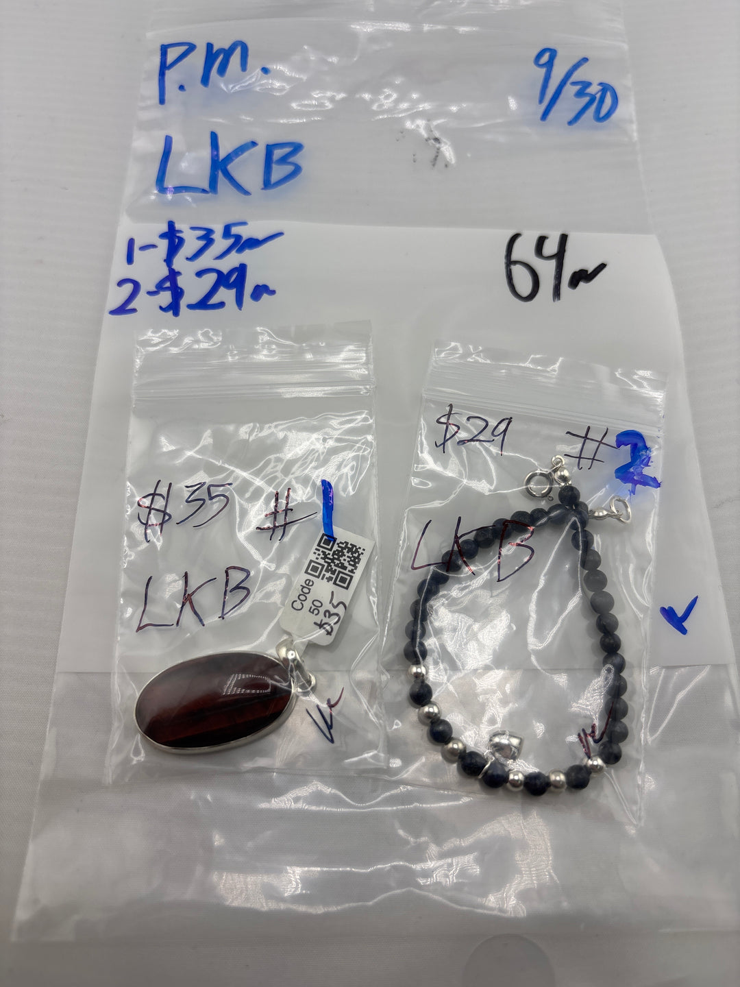 PM SHOW 48HR - RESERVED FOR: LKB - 9/30/2025 FL tiktok Live Show - 2 Sterling Silver Items
