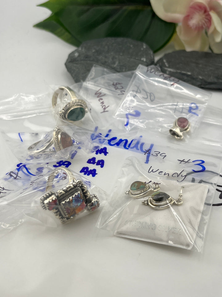 RESERVED FOR: Wendy - 5/24/2025 tiktok Live Show - 5 Sterling Silver Items