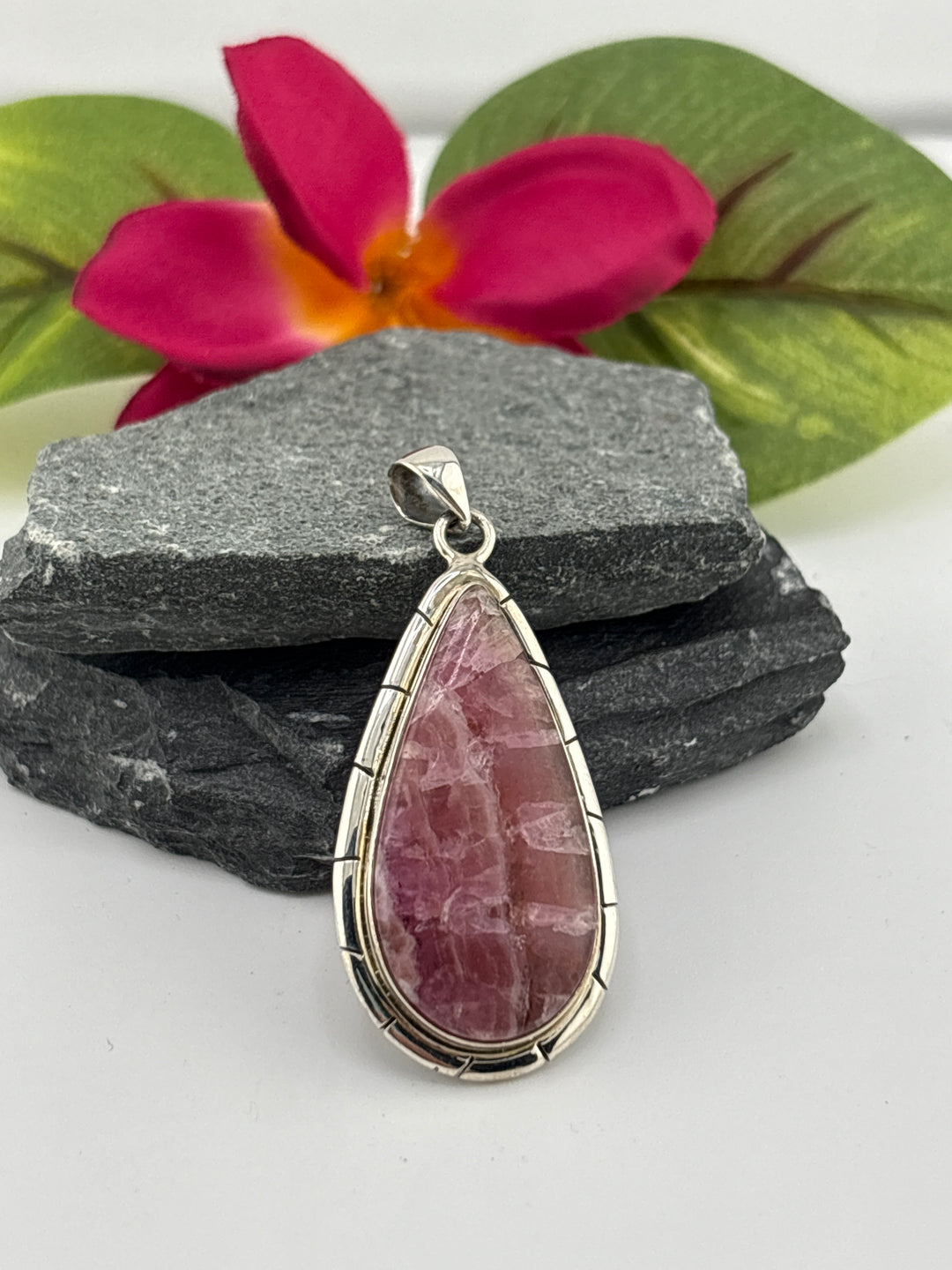 Cobalt Calcite Pendant