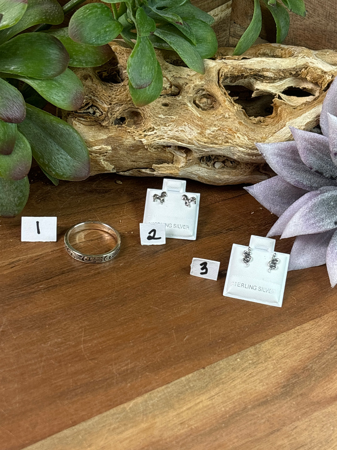 RESERVED FOR: MissRia 8/1/24- 3 Sterling Silver Items