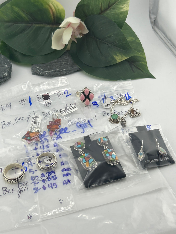 RESERVED FOR: Bee_Bee_girl - 5/28/2025 tiktok Live Show - 8 Sterling Silver Items