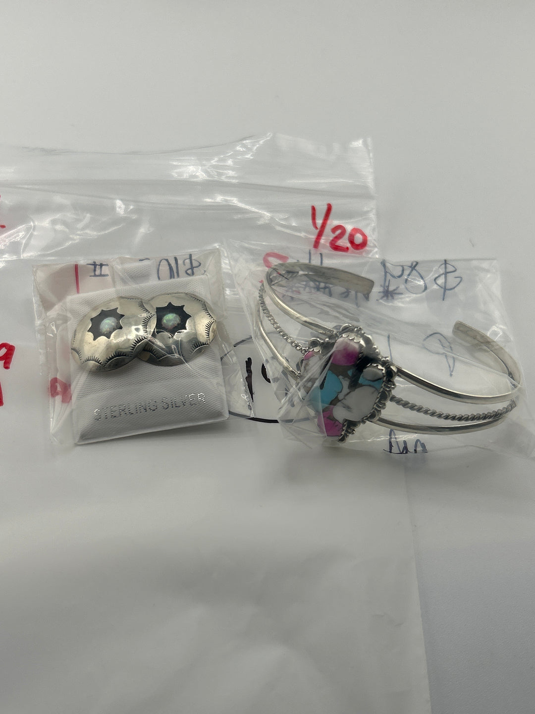 P LO-  2 Sterling Silver Items