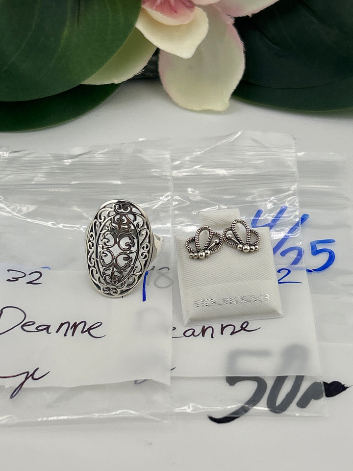 RESERVED FOR: Deanne - 4/25/2025 tiktok Live Show - 2 Sterling Silver Items