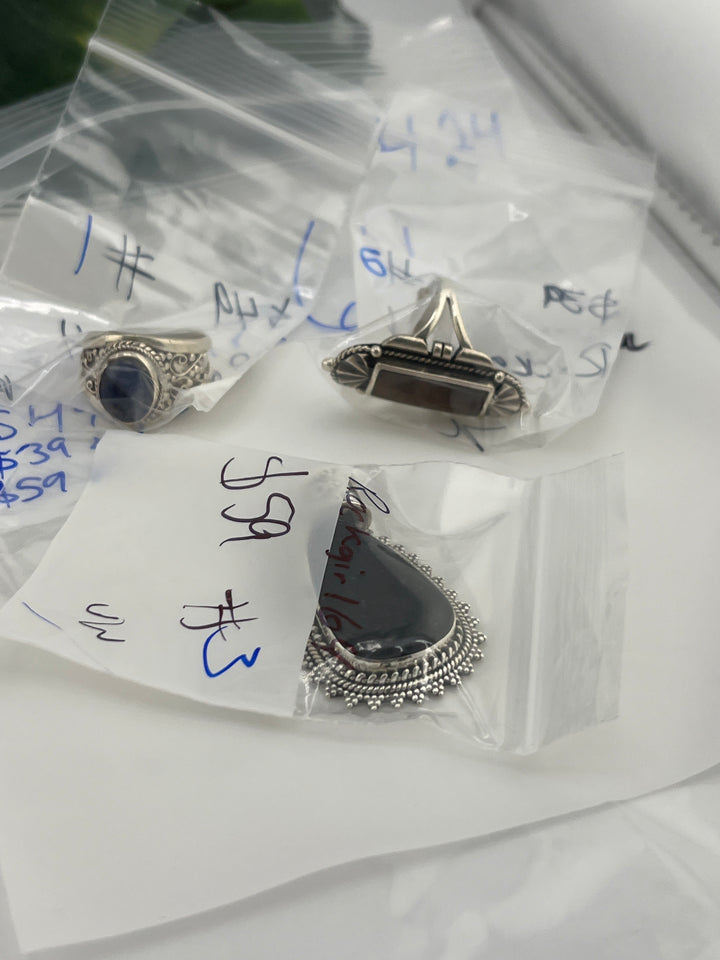 RESERVED FOR: Rockgirl64 - 4/24/2025 tiktok Live Show -3 Sterling Silver Items