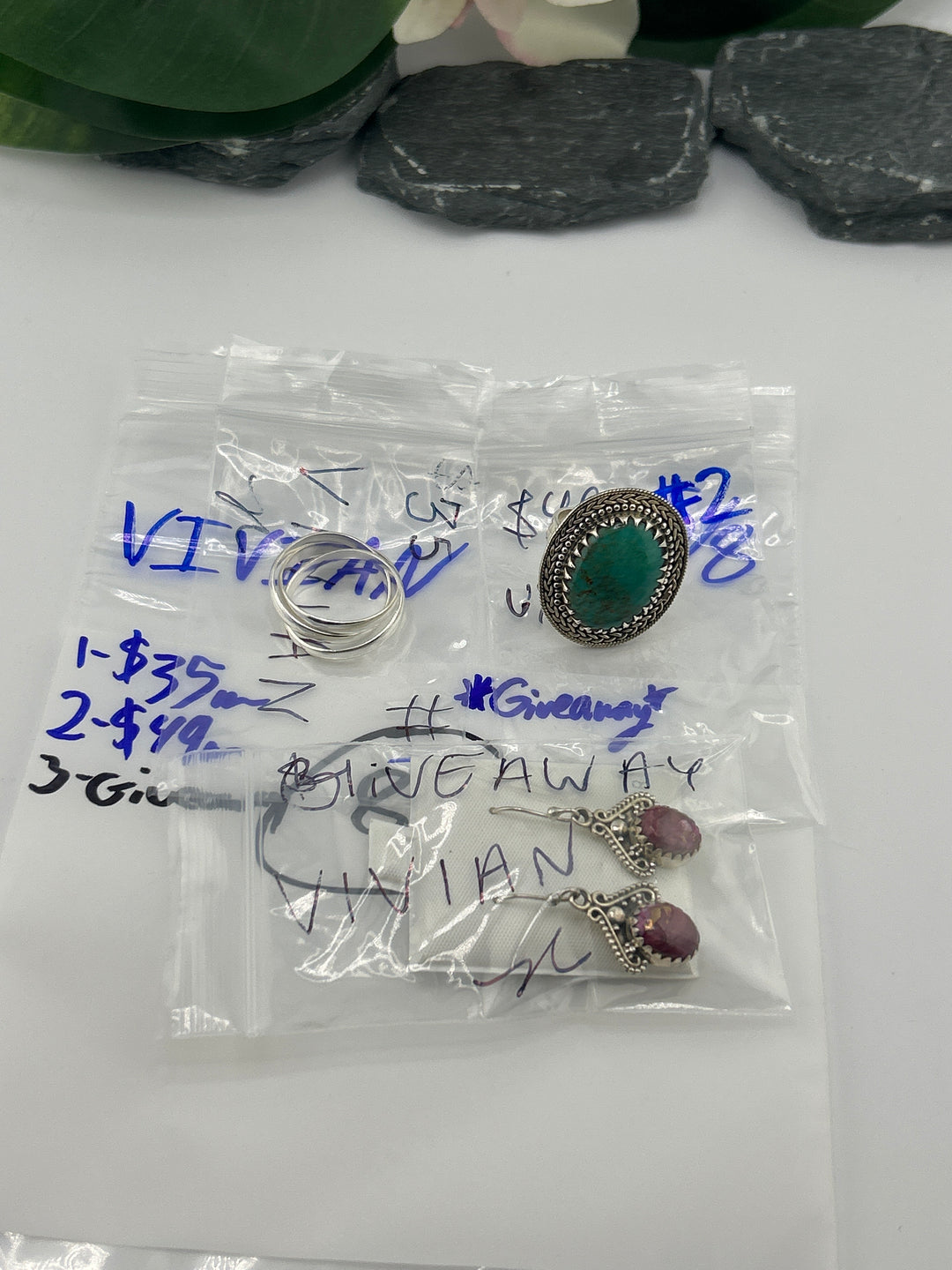 RESERVED FOR: VIVIAN - 5/8/2025 tiktok Live Show - 2 Sterling Silver Items
