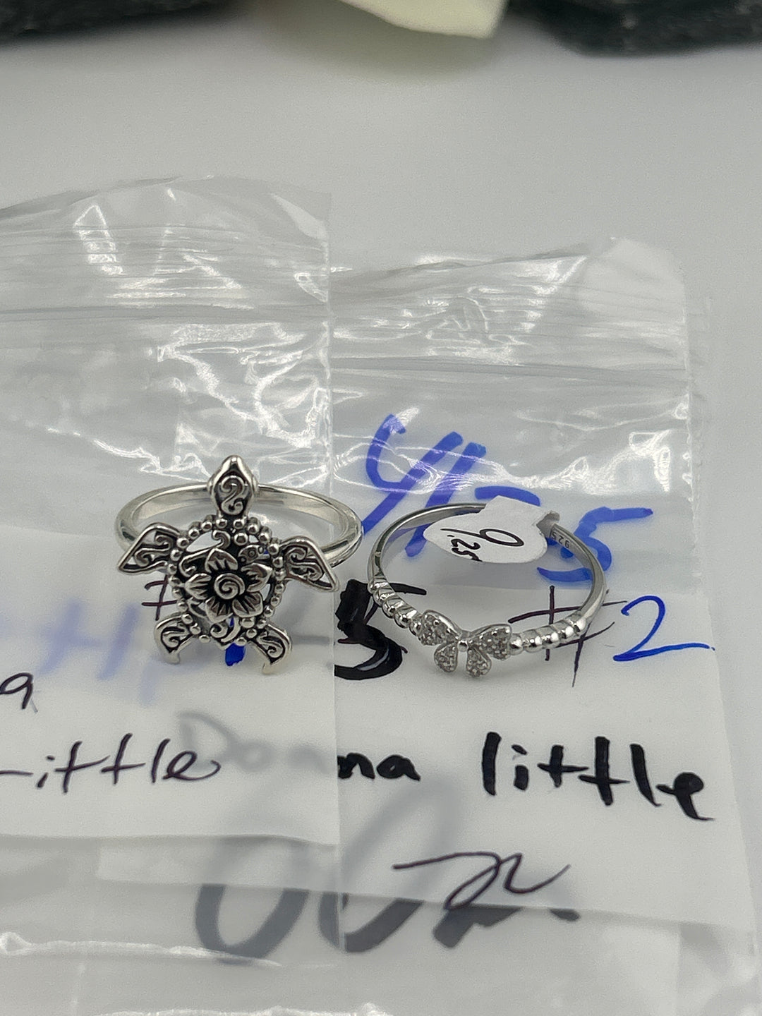 RESERVED FOR: Donna Little - 4/25/2025 tiktok Live Show - 2 Sterling Silver Items